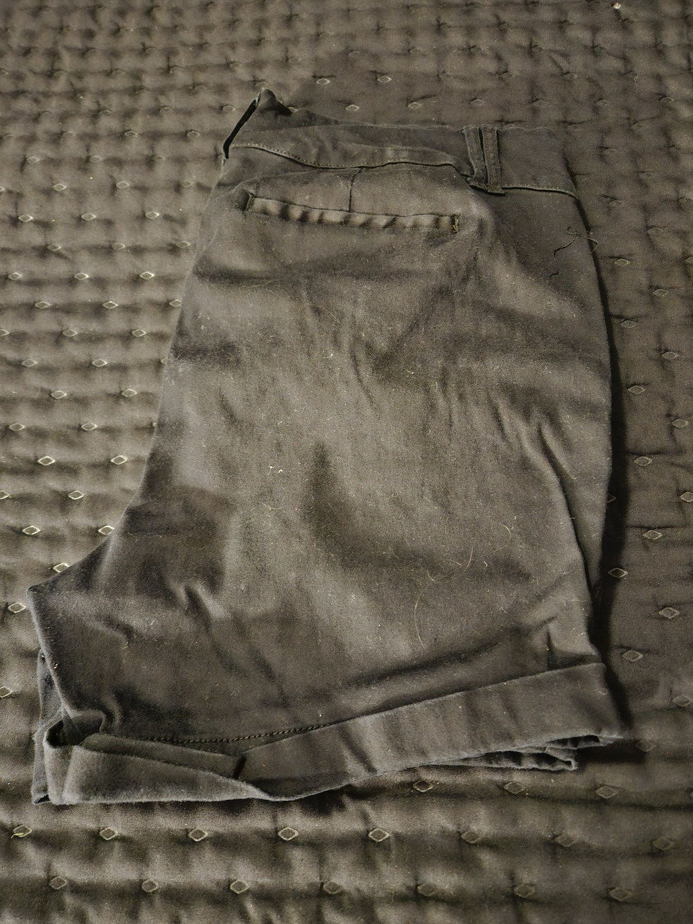 torrid Black High-Rise Button Front Shorts
